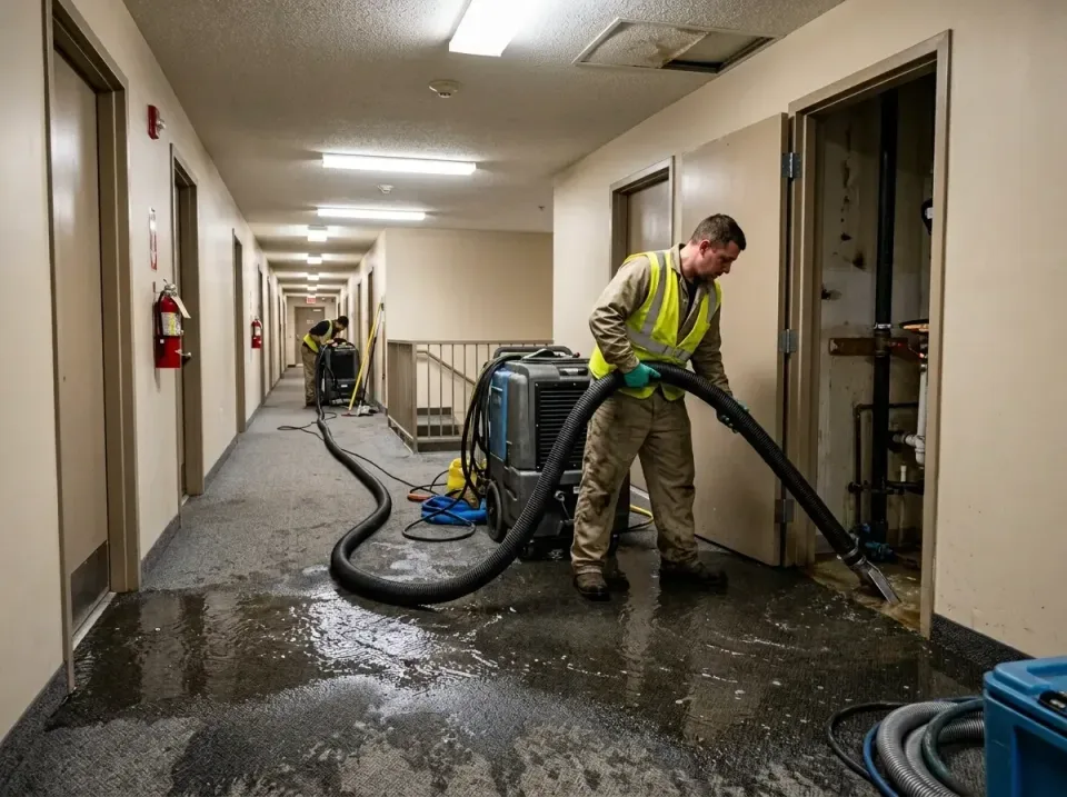 multi-unit-apartment-hallway-f-005 — frequently asked questions, Emergency Burst Pipe Water Extraction & Removal in Gypsum,…